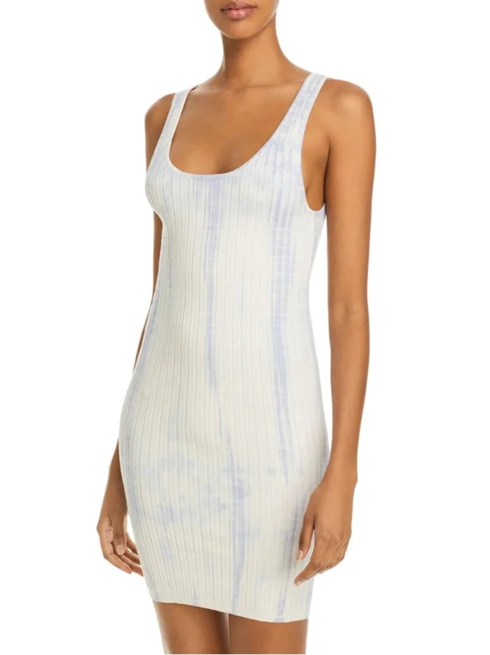 525 American Knit Tie Dye Sleeveless Bidycon Mink Dress Medium‎